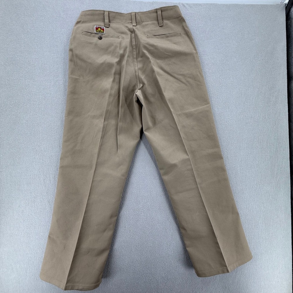 Ben Davis Work Chino Flat Front Utility Durable Pants Trousers Men Size 32 - Picture 10 of 10